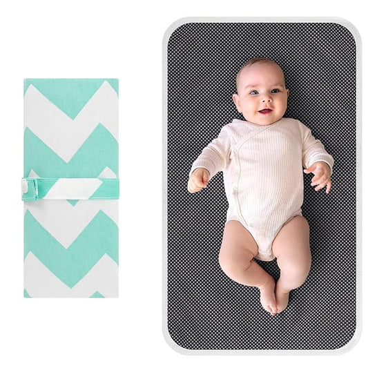 Accmor Portable Diaper Changing Pad, Waterproof Foldable Baby Changing Mat for Travel, Baby Essentials Shower Registry Gifts