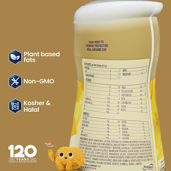 Enfamil NeuroPro Ready-to-Use Baby Formula, Ready to Feed, Brain and Immune Support with DHA, Iron and Prebiotics, Non-GMO, 32 Fl Oz Bottle, Pack of 6