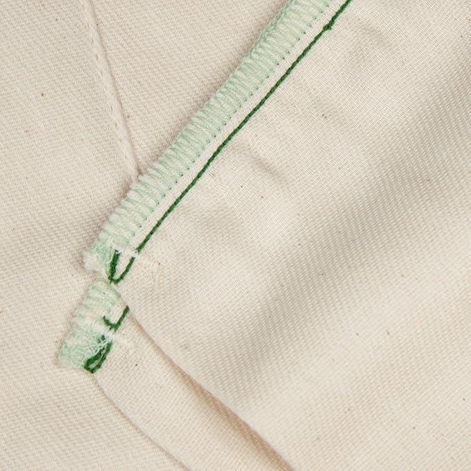 OsoCozy Unbleached Prefold Cloth Diapers 100% Cotton, Durable, Soft, Absorbent, Sustainable & Economical - dims, Fits size range. - (Size)