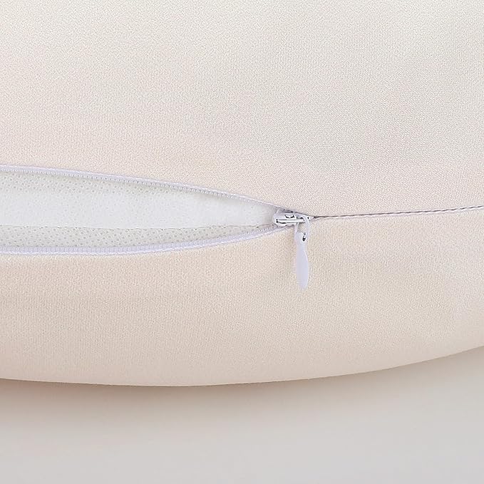 Accmor 2 Pack Nursing Pillow Covers, Stretchy Nursing Cover for Breastfeeding, Ultra Soft Comfortable Pillow Slipcover for Baby Girls Boys Newborn