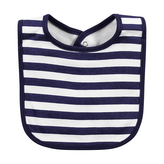 Hudson Baby Unisex Baby Cotton Bibs, Sea Turtle, One Size