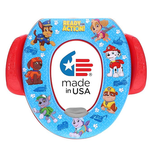 Nickelodeon PAW Patrol "Rescue Pups" Soft Potty Seat and Potty Training Seat - Soft Cushion, Baby Potty Training, Safe, Easy to Clean