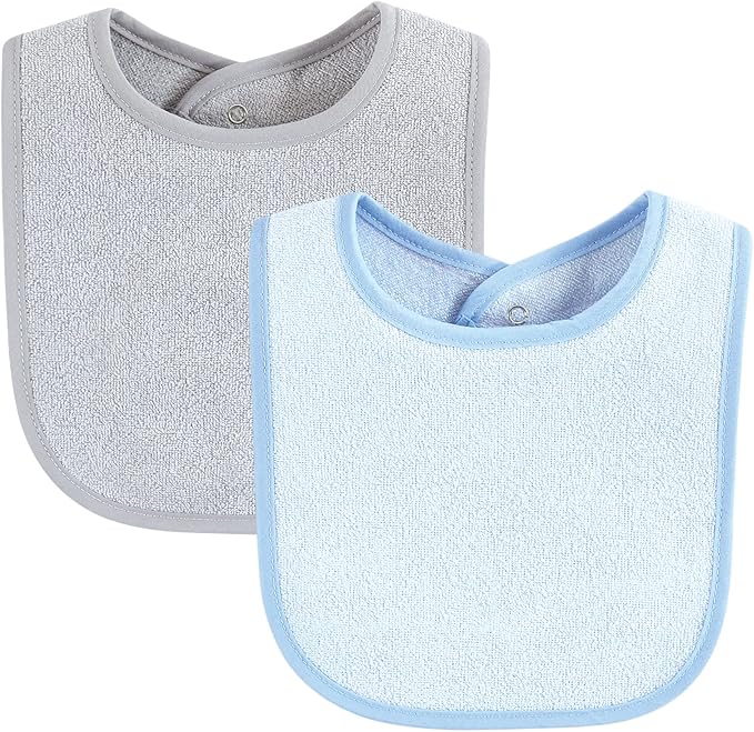 Hudson Baby Unisex Baby Drooler Bib With Waterproof Lining