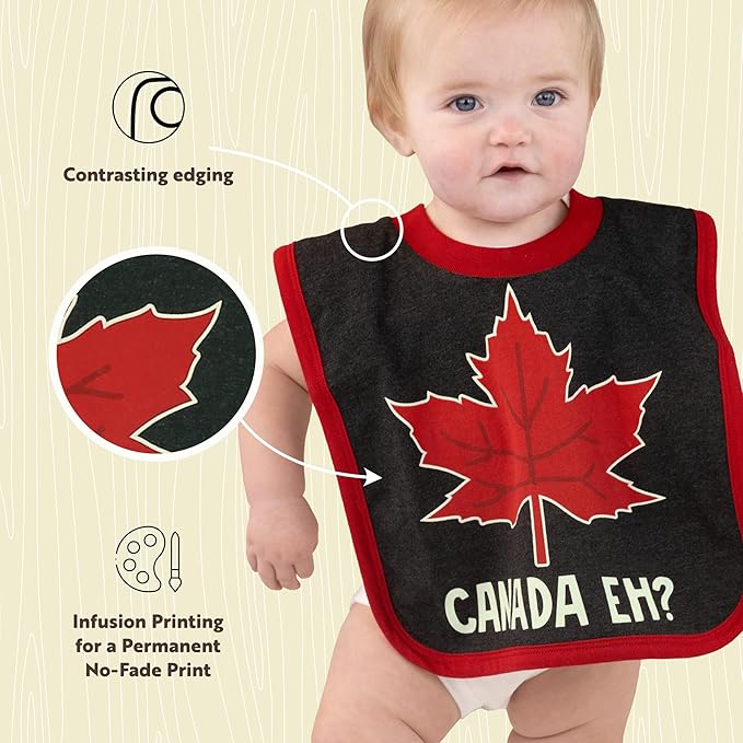 LazyOne Animal-Print Baby Bibs, Cute Baby Shower Gifts