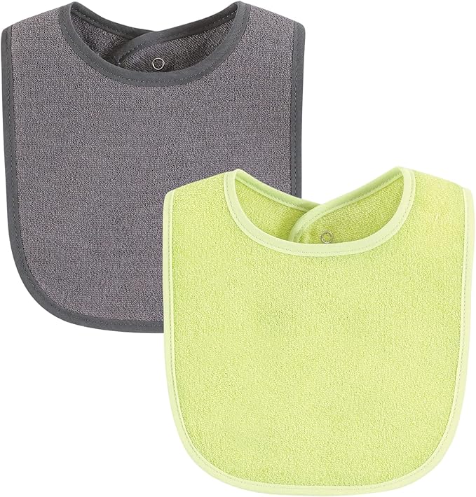 Hudson Baby Unisex Baby Drooler Bib With Waterproof Lining
