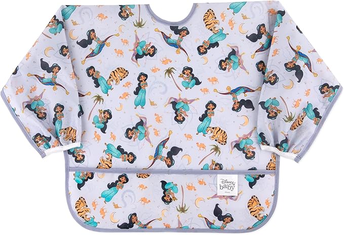 Bumkins Sleeved Bib for Girl or Boy, Baby and Toddler for 6-24 Mos