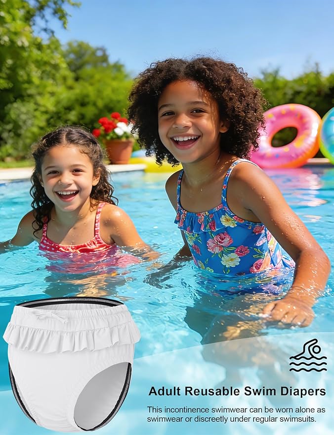 Youth Special Needs Reusable Swim Diapers Swimwear for Incontinence Diaper Covers Waterproof,Leakproof