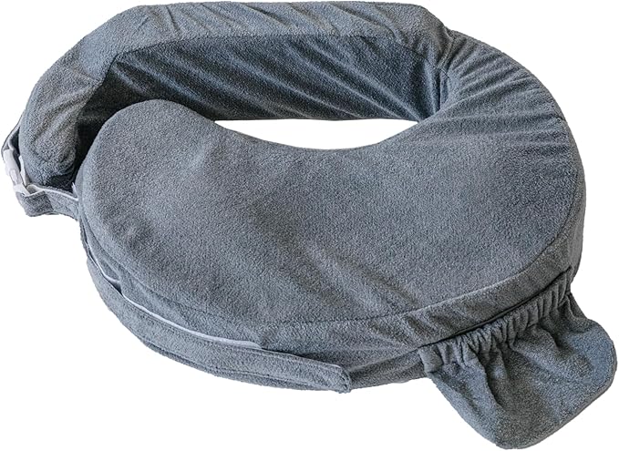 My Brest Friend Deluxe Nursing Pillow Cover - Slipcovers for Baby - Adjustable Fit, Easy Care, Durable - Original Nursing Pillow Not Included, Dark Grey