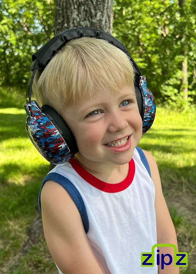 ZIPZ Baby & Toddler Earmuffs - ANSI-Certified Noise Protection, Audiologist-Recommended, Interchangeable Shells (0-4 Yrs)