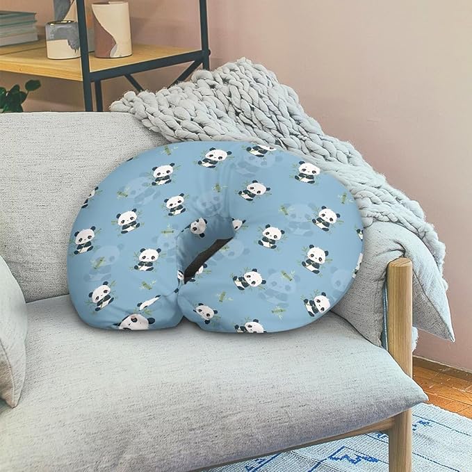 Panda Design Baby Nursing Pillow Cover Ultra Soft Comfortable Newborn Nursing Pillow Case Durable and Easy to Clean