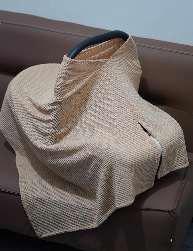 Camel Breastfeeding Cover for Nursing, Soft Breathable Privacy Nursing Shawl, Portable Breast Feeding Covers for Women