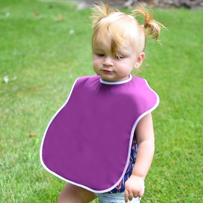 Large Waterproof Baby Bibs for 1-4 years old – Lightweight, Soft & Durable Bibs for Girls and Boys