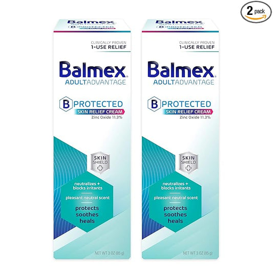Balmex Adult Care Rash Cream, 3 OZ (Pack of 2)