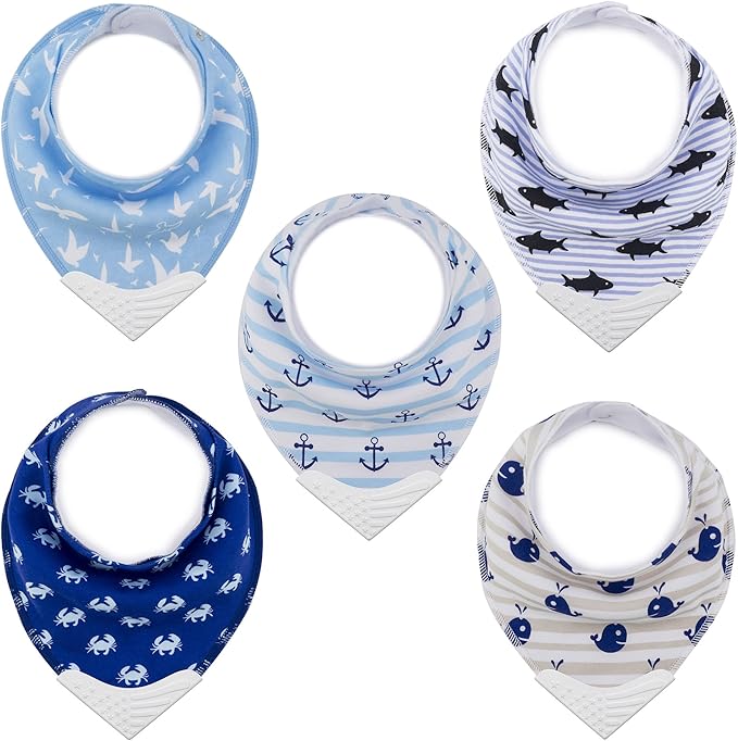 Giftty Baby Teething Bibs Set