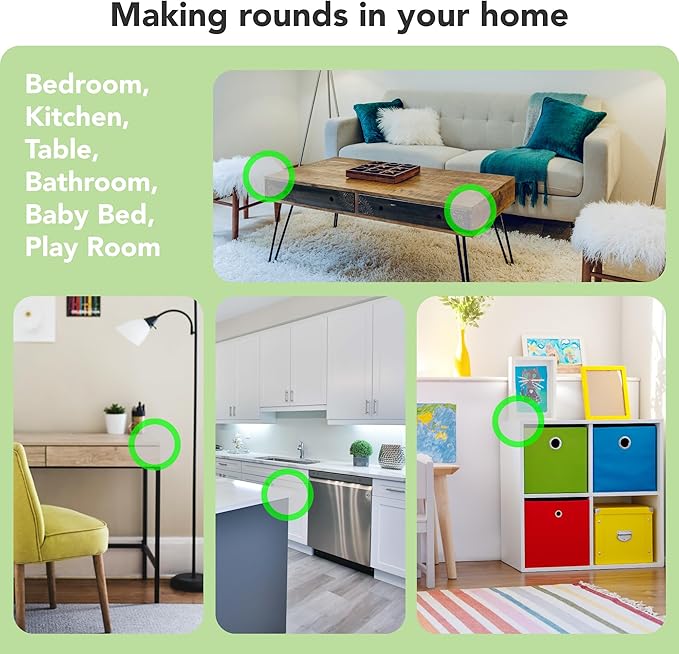 Corner Protector Baby Proof, BPA-Free, Table Corner Protectors for Furniture, Clear Corner Covers Baby Safety, Baby Corner Protector Guards, (12 Pack)