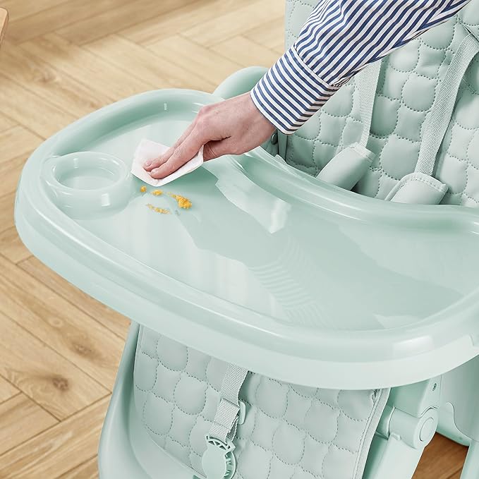 Delta Children - babyGap 3-in-1 Classic Convertible High Chair for Babies & Toddlers – 7 Height Positions, 3 Recline Settings, Dishwasher-Safe Tray, Compact Fold, Sage Green