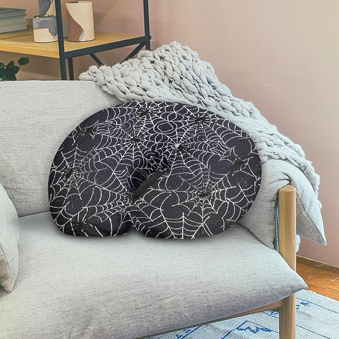 Spider Web Breastfeeding Pillow Cover Nursing Cover for Newborn Girls Boys Super Soft and Comfortable Slipcover Gift, 2 Packs
