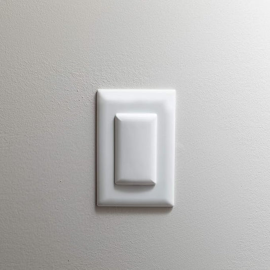 Qdos Safety StayPut Double Outlet Plug Cover - One Plug Covers Both Outlets! Secure Fit and Beveled Edges Prevent Small Fingers from Removing Unlike Other Products| Fits All Outlets | 12 Pack | White
