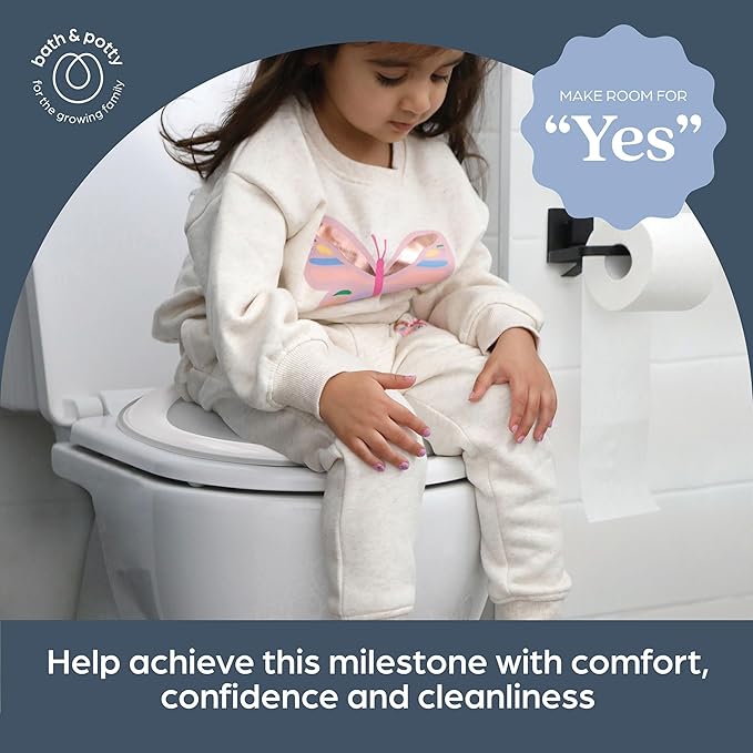 Dreambaby Non-Slip Potty Training Seat, Soft & Comfortable, Easy to Clean, Travel-Friendly, for Toddler Boys and Girls, Fits Round & Oval Toilets