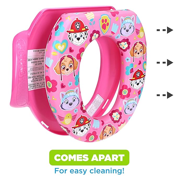Nickelodeon PAW Patrol "Cool Pups" Soft Potty Seat and Potty Training Seat - Soft Cushion, Baby Potty Training, Safe, Easy to Clean