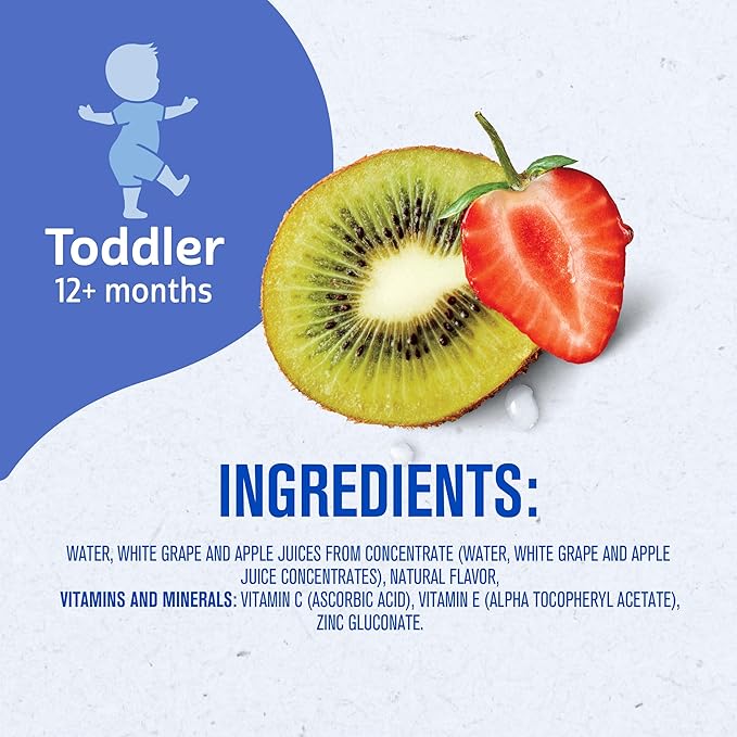 Gerber Graduates Fruit Splashers Juice, Strawberry Kiwi 32 Fl. Oz. (Pack of 4)