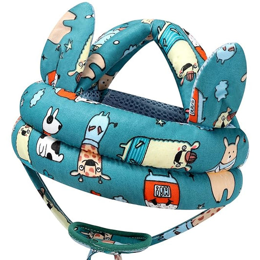 Accmor Baby Helmet Breathable Head Protector for Crawling Walking, Lightweight Infant Safety Head Guard Cap Cute Adjustable Toddler Protection Cap with Soft Cushion for 6-24 Months Boys Girls