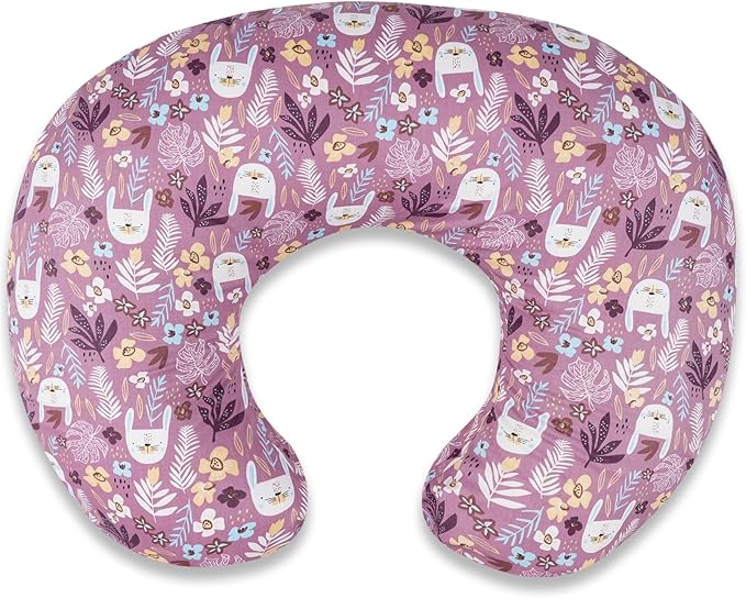 Nursing Pillow & Breastfeeding Pillow – Ergonomic C-Shape for Breastfeeding & Bottle Feeding, Standard Size Breathable with Washable Cover, Hypoallergenic,Tummy Time & Sitting Support (0-12Months)
