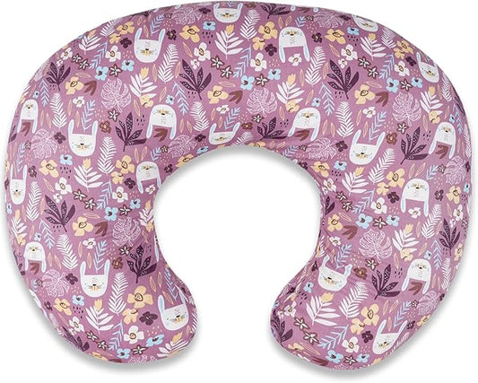 Nursing Pillow & Breastfeeding Pillow – Ergonomic C-Shape for Breastfeeding & Bottle Feeding, Standard Size Breathable with Washable Cover, Hypoallergenic,Tummy Time & Sitting Support (0-12Months)