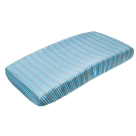 Copper Pearl Premium Knit Changing Pad Cover Soft, Stylish, and Universal Fit for All Standard Diaper Changing Pads, Trendy Design Changing Pad Covers, Milo