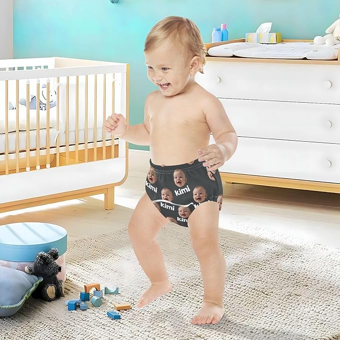 Joko Ivery 1 Gray Custom Potty Training Pants Unisex Traning Potty Panty for Toddlers Girls Boys 5T 3Pcs