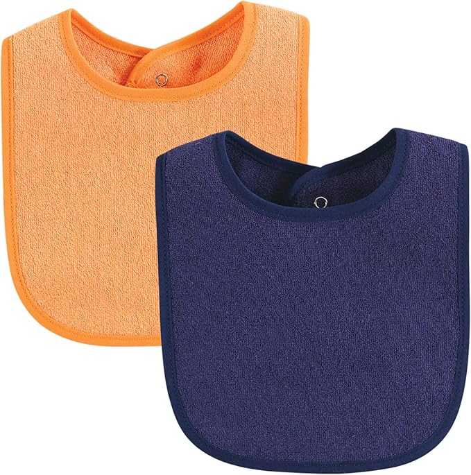 Hudson Baby Unisex Baby Drooler Bib With Waterproof Lining