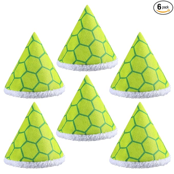 Cinnvoice 6 Pcs Reusable Pee Covers for Baby Boys - Turtle Pattern Green Teepe Cap Shield Gift - Newborn Pee Tents With Strong Water Absorption for Diaper Changing Accessory