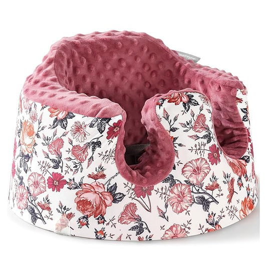 Seat Cover Compatible with Bumbo and Nuby Seat, Booster Seats Accessories, Soft Breathable Cover for Baby Girl Boy, Cover Only