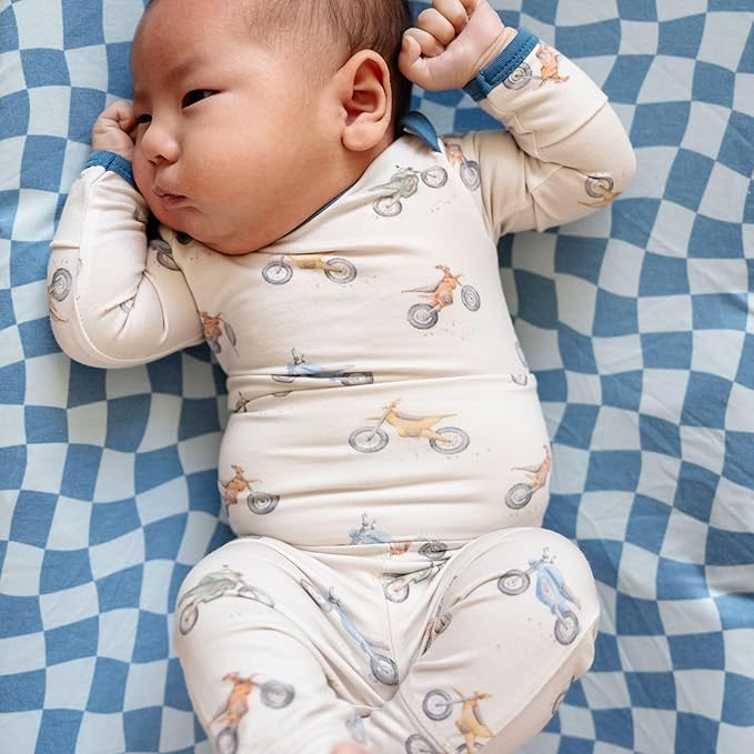 Premium Knit Diaper Changing Pad Cover Miles by Copper Pearl