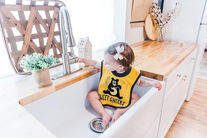LazyOne Animal-Print Baby Bibs, Cute Baby Shower Gifts