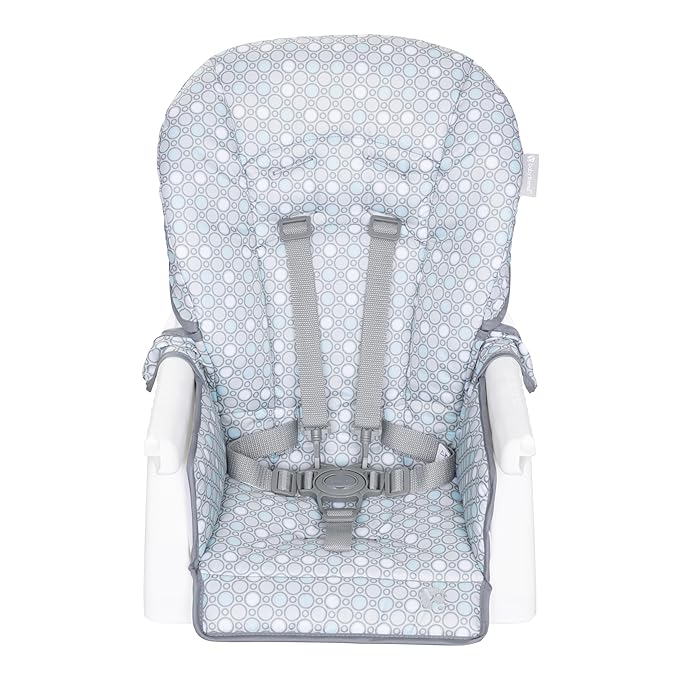 Baby Trend Adapt SpaceSaving Booster High Chair, Pebblestone Aqua