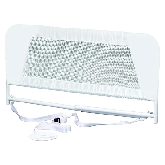 KidCo BR103 Convertible Crib Rail - Quick Assembly Toddler Bedrail (White)