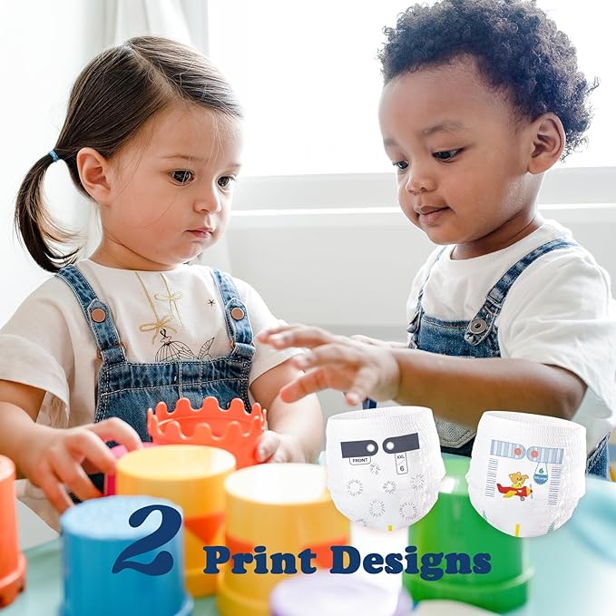 Minime Baby Training Pants - Size 4T-5T (33-44 lbs), 26 Count, Premium Hypoallergenic Training Underwear, Fragrance Free Disposable Baby Diaper Pants