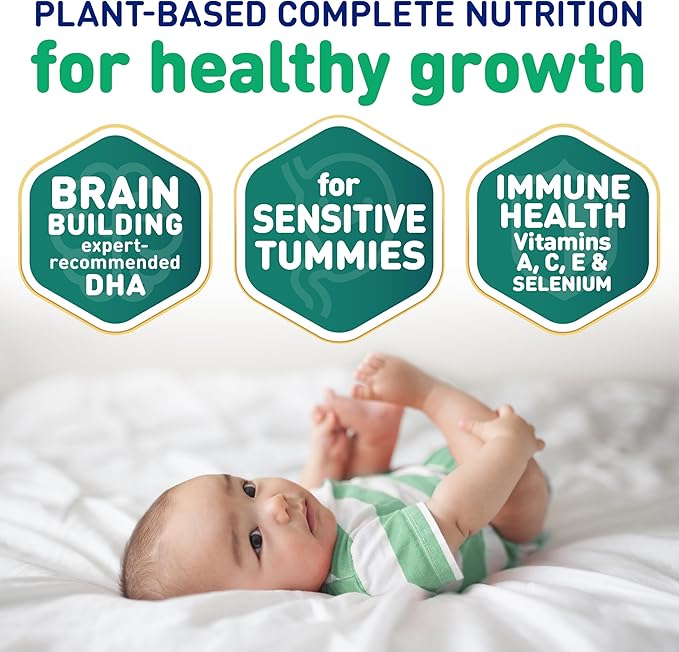 Enfamil Prosobee Plant based Baby Formula, for Sensitive Tummies, Soy-based Plant Sourced Protein, Vitamins for Immune Support, Lactose-free, Milk free, Gluten free, 32 Fl Oz Bottle (4 count)