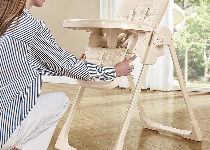 Delta Children - babyGap 3-in-1 Classic Convertible High Chair for Babies & Toddlers – 7 Height Positions, 3 Recline Settings, Dishwasher-Safe Tray, Compact Fold, Oatmeal