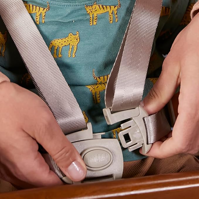 ECR4Kids Universal 5-Point Wrap Harness Strap for High Chairs, Replacement Part, Grey