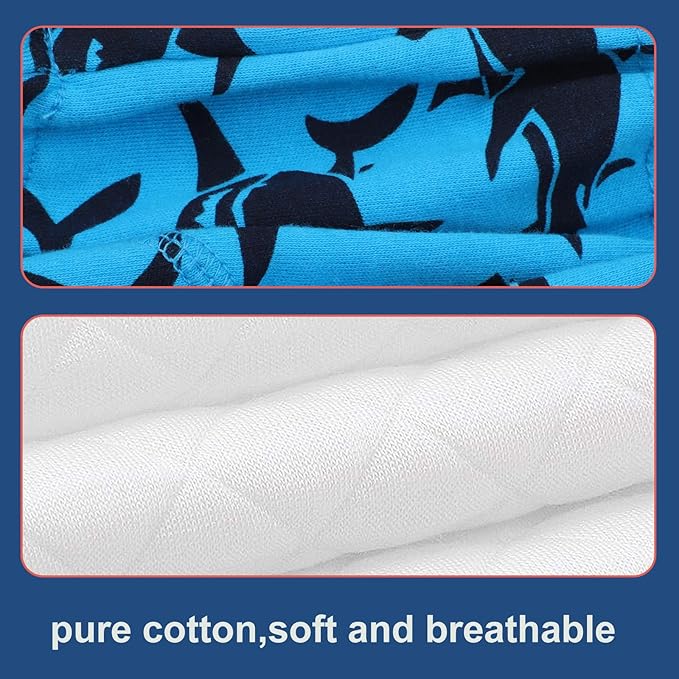 MooMoo Baby Potty Training Pants 6 Packs Absorbent Training Underwear for Boys and Girls Cotton Pee Pants 2T-9T