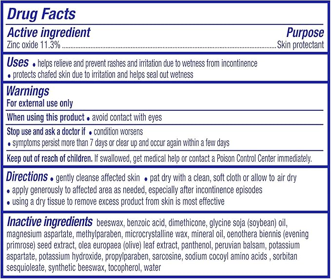 Balmex Adult Care Rash Cream 12 oz - Pack of 2