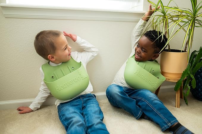 Silicone Vomit Bib, America's ONLY Safety Compliant Silicone Vomit bib, XL Bucket Design to Catch Vomit and other messes *Patented*