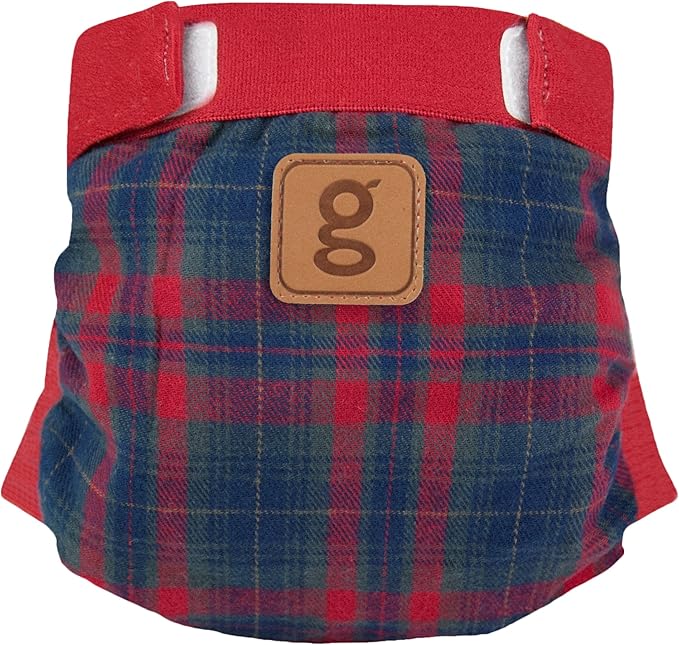 Gdiapers Glen Laddie Gpants Diapers, Plaid, Small