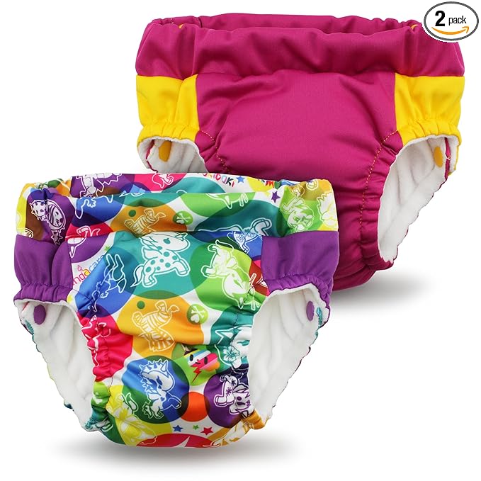Kanga Care Lil Learnerz Reusable Toilet Training Pants (Small - tokiCorno & Sherbert)