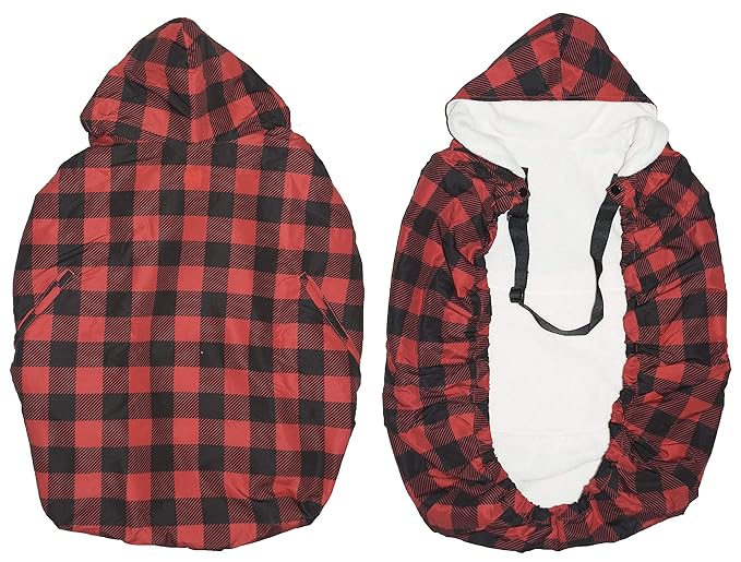 Jolly Jumper Snuggle Cover - Red/Black Plaid