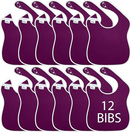 Large Waterproof Baby Bibs for 1-4 years old – Lightweight, Soft & Durable Bibs for Girls and Boys