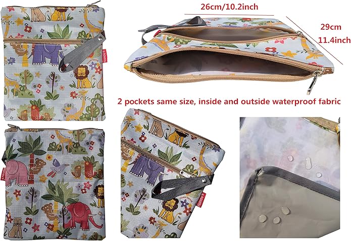 Kamay's Mummy Shoulder Bag Diaper Bag Chic Nappy Changing Bag Tote/Messenger Style Large with Changing Mat, Adjustable Straps