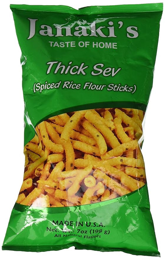 Great Bazaar Janaki's Thick Sev, 7 Ounce